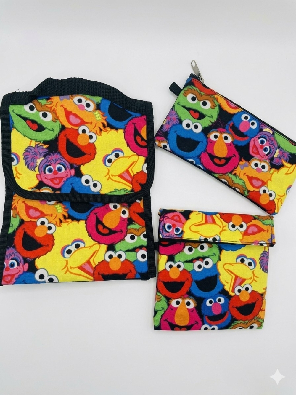 Sesame Street Blue Kids Backpack, Lunch Bag & Pouches Set - Picture 3 of 3